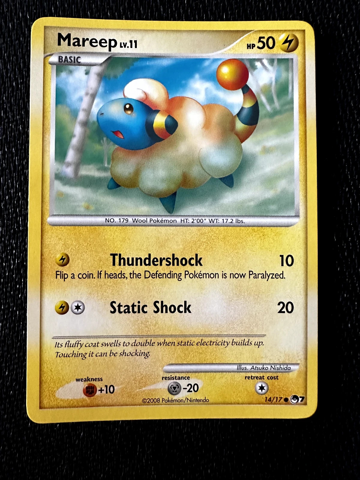 Mareep 14/17 POP SERIES Pokemon Card