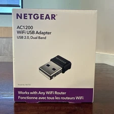 NETGEAR AC1200 Dual-Band Wireless-AC USB Network Adapter - Black (A6150-100PAS)™