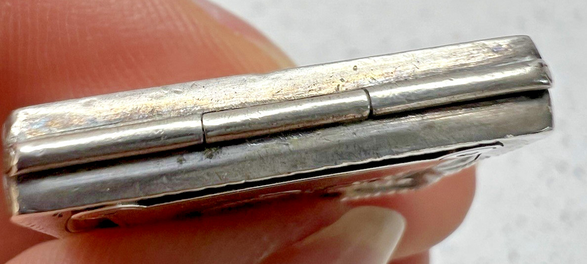 RARE HM1892 ANTIQUE SOLID SILVER PENNYFARTHING ST… - image 7