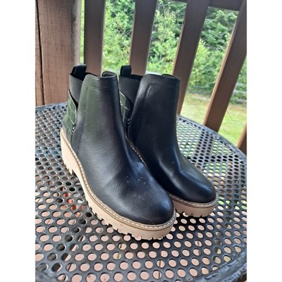 Dolce Vita Women's Slip On Rancher Ankle Chelsea Boot Size 8 Black