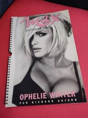 MAX CALENDRIER 1996 Ophélie Winter par Richard Aujaro - Photo 1/4