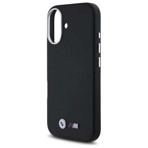 BMW M Smooth Full Wrapped Metal Case with MagSafe for iPhone 16 6.1" Black - Picture 6 of 8