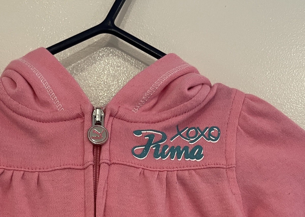 ぴぃ❤ Puma Sport Lifestyle Baby Girl Pleated Lightweight Zip-Up XOXO