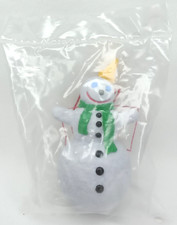 Vintage Christmas Ornament Jack In The Box Snowman Sealed 1990s