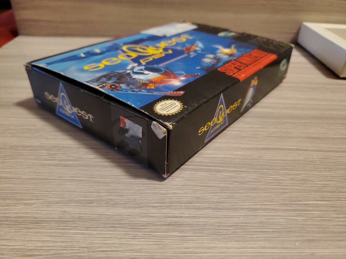 Seaquest DSV Complete in Box for SNES!Authentic.Nintendo Seaquest DSV Complete in Box for SNES!Authentic.Nintendo