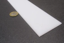 Hdpe White Bar .125" (1/8") Thick x 2.50" Wide x 24" Long, 8 Pcs, 16 Ft