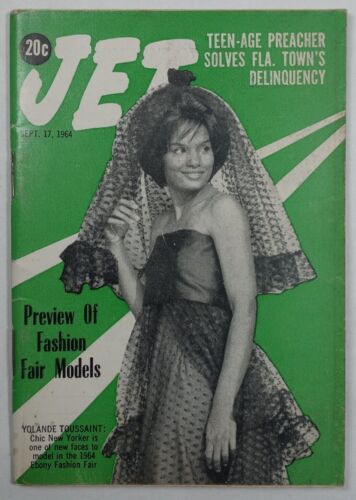 Fashion Toussaint Civil Rights Negro Era Black History Jet Magazine Sept 17 1964