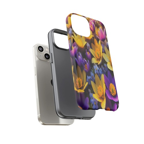 Colorful Floral Tough Case for iPhone - Durable & Stylish Smartphone Protection - 第 32/93 張圖片