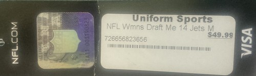 New York Jets Womens Shirt Size Medium NFL Team Apparel by Majestic New w/ Tags! - Picture 5 of 5