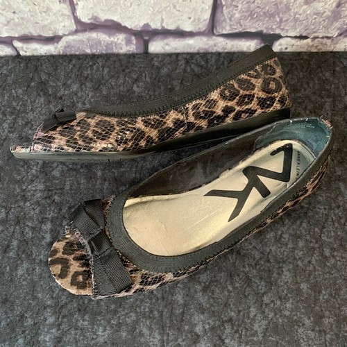 anne klein leopard print flats