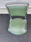 STEELCASE CLASSIC INDUSTRIAL VINTAGE 1960'S PLUSH TANKER GREEN DESK/OFFICE CHAIR — photo 3