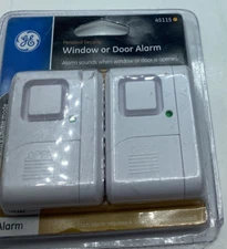 (1) GE 45115 Personal Security Wireless Window or Door Alarm - Entry Chime Mode