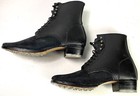 WWII GERMAN M43 M1943 COMBAT FIELD LEATHER LOW BOOTS-SIZE 13 — photo 7