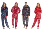 Adults Unisex / Mens / Ladies Christmas Fleece Onezee / Sleepsuit / All in One