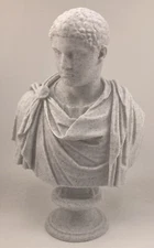 ROMAN SCULPTURE GETA 7.9 INCH/200 MM, MUSEUM REPRODUCTION