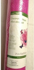 NEW Bright Pink 21  x 10 yd Deco Mesh Roll Wreath Crafting