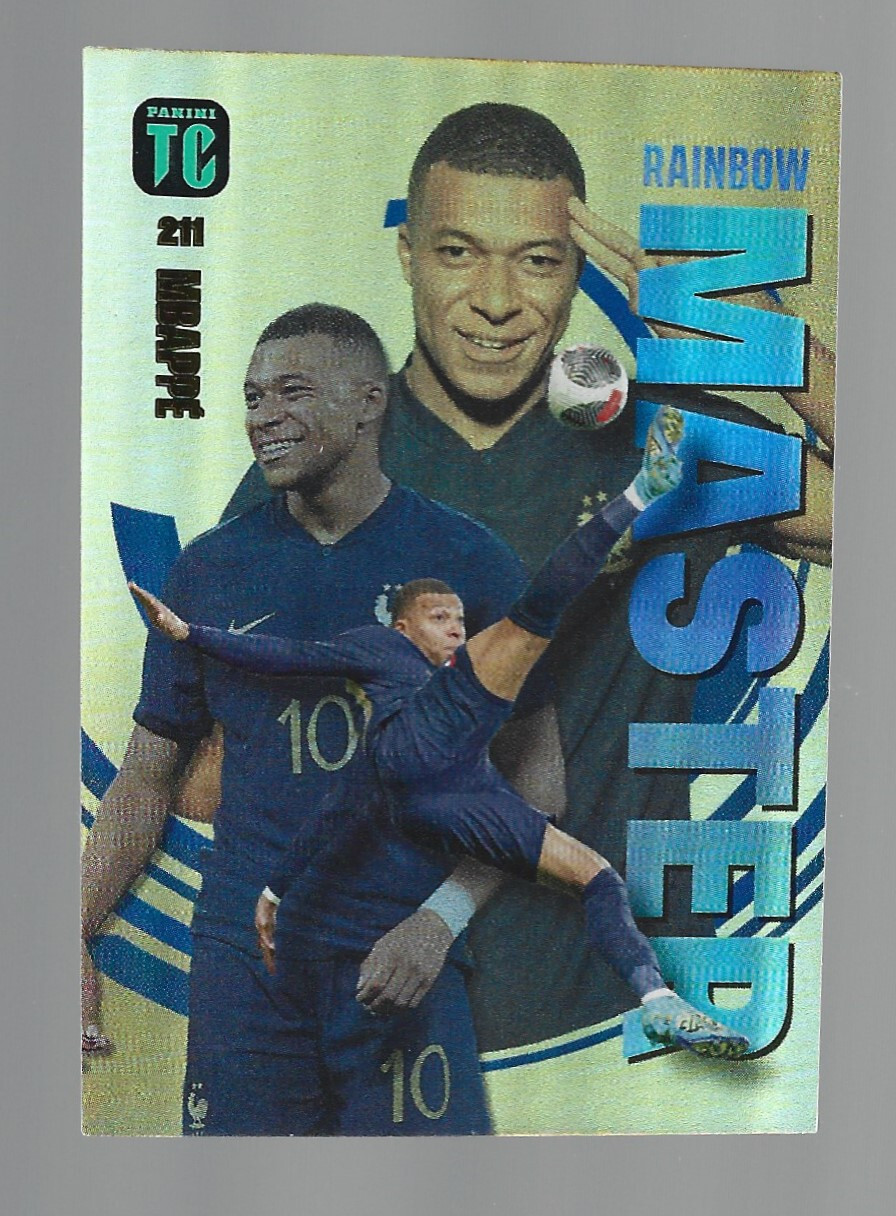 2024 rainbow master kylian mbappe top class sandwich cards france n° 211