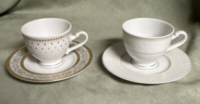Vintage Set Of 2 Turkish Tea Espresso Cup & Saucer Pasanance Magazaln