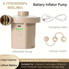 Outdoor Camping Inflatable Pump Air Mattress Bed Tent Electric Inflatable Pump