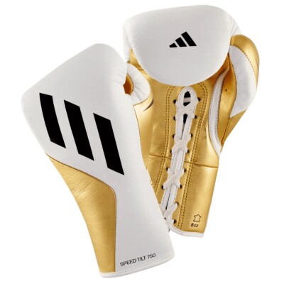Adidas Boxhandschuhe Schnürschuhe Speed Tilt 750 Pro Leder BBBC Approved