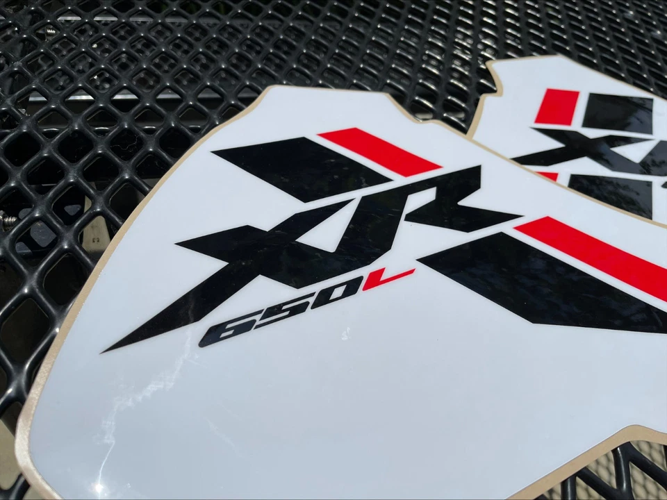 CALCOMANÍAS DE TANQUE HONDA XR650L XR 650 XR650 L GRÁFICAS 1993 A 2023 ALTA CALIDAD Foto 2 de 4