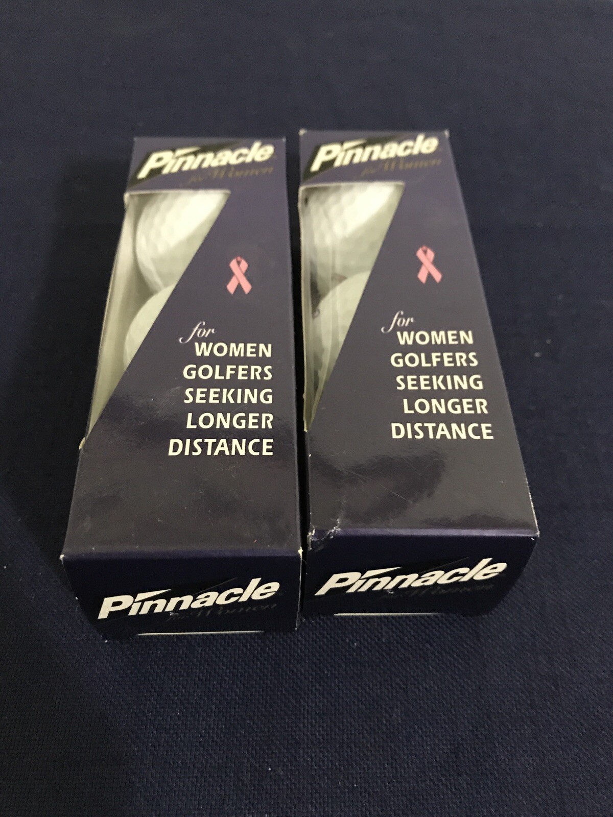 New PINNACLE GOLD 6 Golf Balls For Women Breast Cancer Awareness Ling Distance