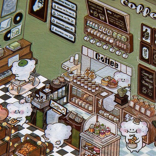 3D Sticker DIY Three-dimensional Cabin Scene Stacking and Pasting Account U M4T6 - Picture 19 of 30