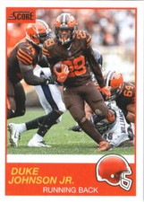 Duke Johnson Jr. 2019 Score #105 Browns (BOX 43) ID:15178
