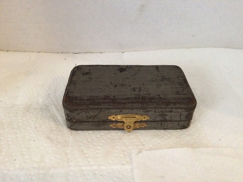 EARLY STERLING SALT&SPOON SET IN ORIGINAL CASE HASP SHOWS (JEBCO?) - Picture 9 of 9