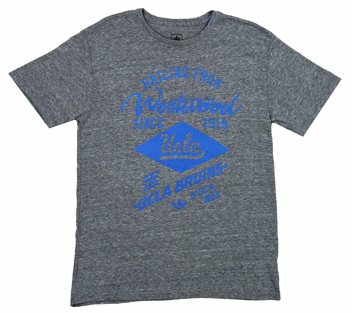 Мужская футболка Adidas NCAA UCLA Bruins от Graphic TriBlend, серая