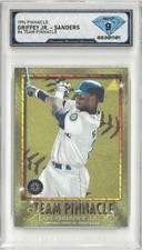 1996 Pinnacle KEN GRIFFEY JR - REGGIE SANDERS #6 Team Pinnacle 💎 DSG 9 Mint