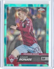 Connor Ronan Colorado Rapids 2023 Chrome MLS Aqua Lava Refractors /125 #139