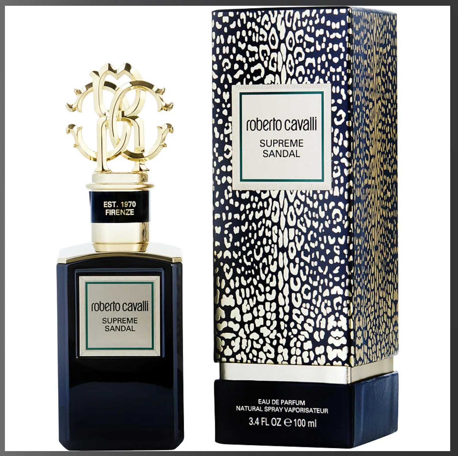 Supreme Sandal Roberto Cavalli 100 ml Eau de Parfum Spray new in sealed box !