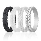 & Rubber Engagement Ring for Women Silicone Rings Women’s Silicone Wedding Band