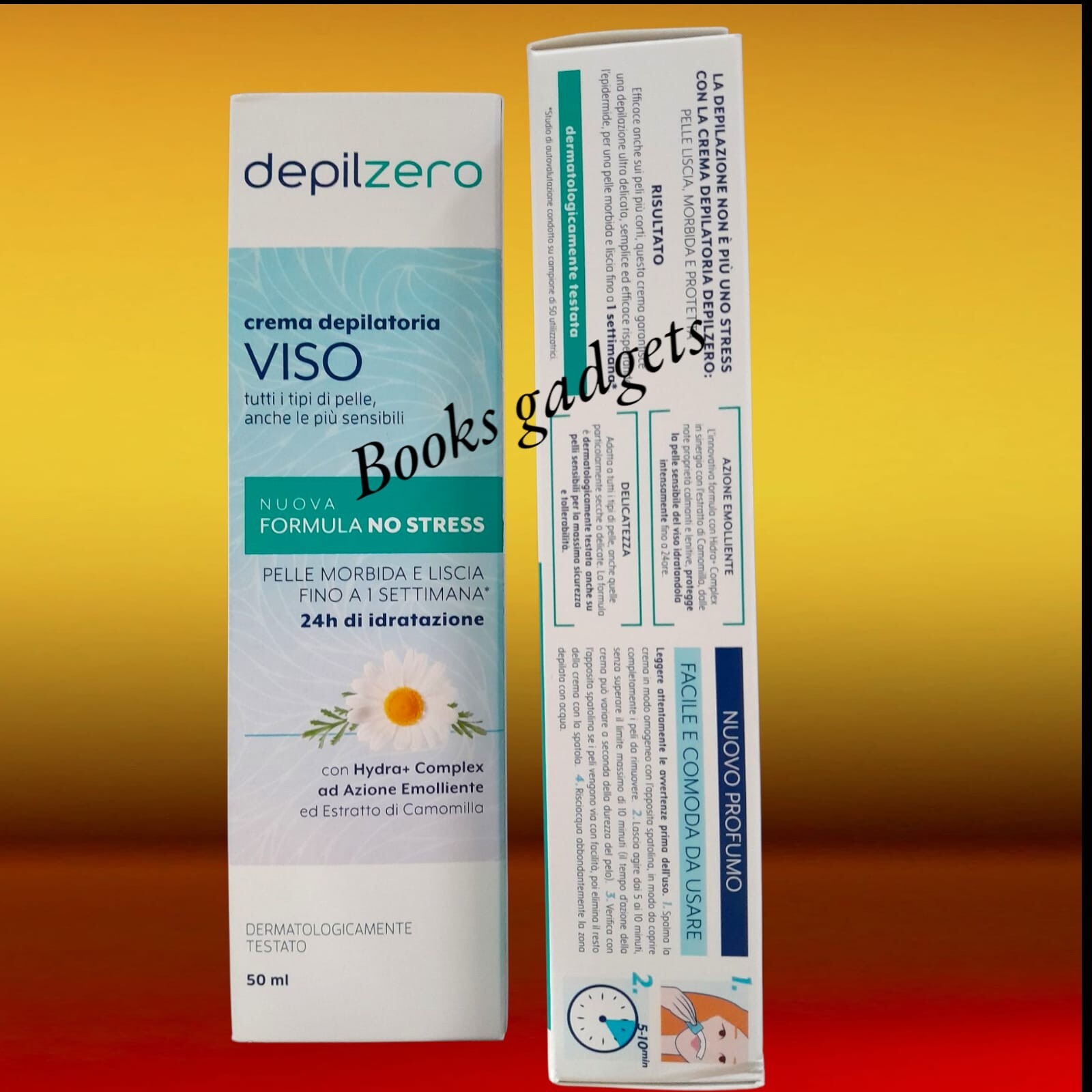 Depilzero Viso Crema Depilatoria Hydra Complex Camomilla 6x50ml Pack