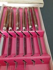 VINTAGE REGENT SHEFFIELD STEAK KNIFE SET BKAKLITE CATALIN HANDLE 50,S STAINLESS  — photo 5