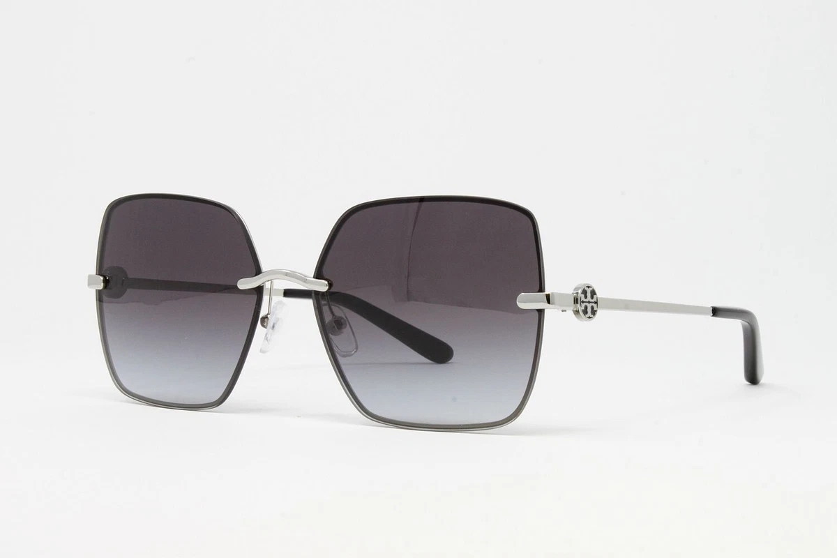 Tory Burch Women\'s Sunglasses TY6087 33114S Shiny Silver 55mm NEW!! 0TY6114__32744L__P21__shad__qt.png main image 4
