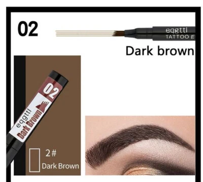 Feutre à sourcils Brun foncé Tattoo Precision Microblading waterproof Eyebrow - Photo 1/4