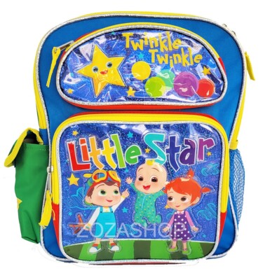 Cocomelon 12'' Small Backpack Toddler Twinkle Twinkle Little Star NEW