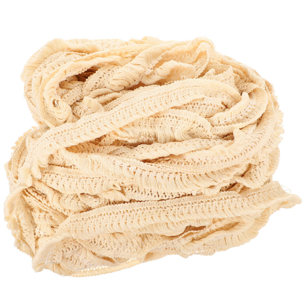 Fleece Tassel Lace Curtain Outdoor Umbrella Decor for Bridal Events