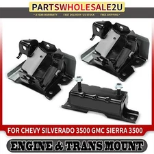3x Engine Motor & Transmission Mount for Chevy Silverado 2500 HD GMC Sierra 3500