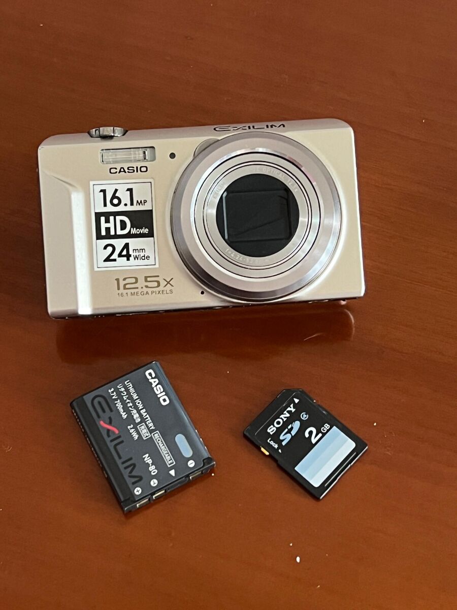 Casio EXILIM EX-ZR200 16.1MP Digital Camera - White for sale Casio EXILIM EX-ZR200 16.1MP Digital Camera - White for sale