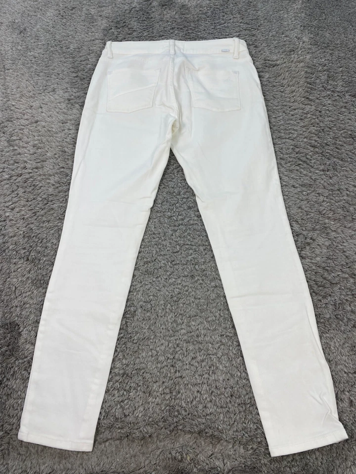 DL1961 Jeans Womens 29x29 White Low Rise Slim Skinny Emma Power Legging Denim - Image 2 of 4