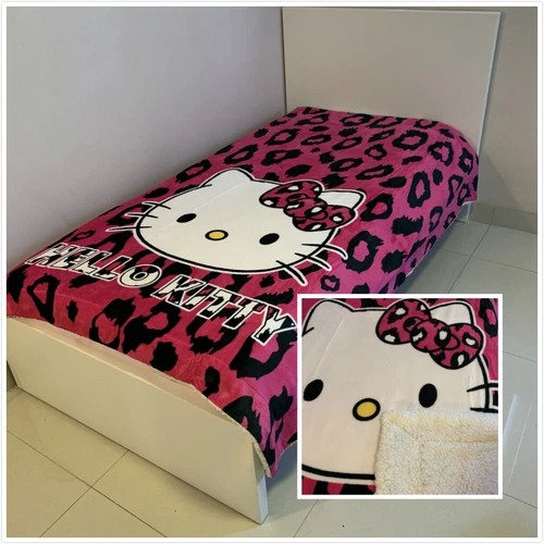 Double Layer Thick Winter Sherpa Faux Lambswool Mink Blanket (Character Print) - Picture 13 of 20