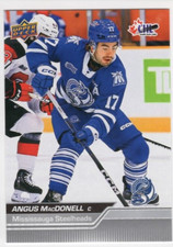 Angus MacDonell 23-24 Upper Deck CHL Base Common #197 Mississauga Steelheads