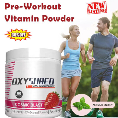 Oxyshred Thermogenic Pre Workout Powder & Shredding Supplem  
