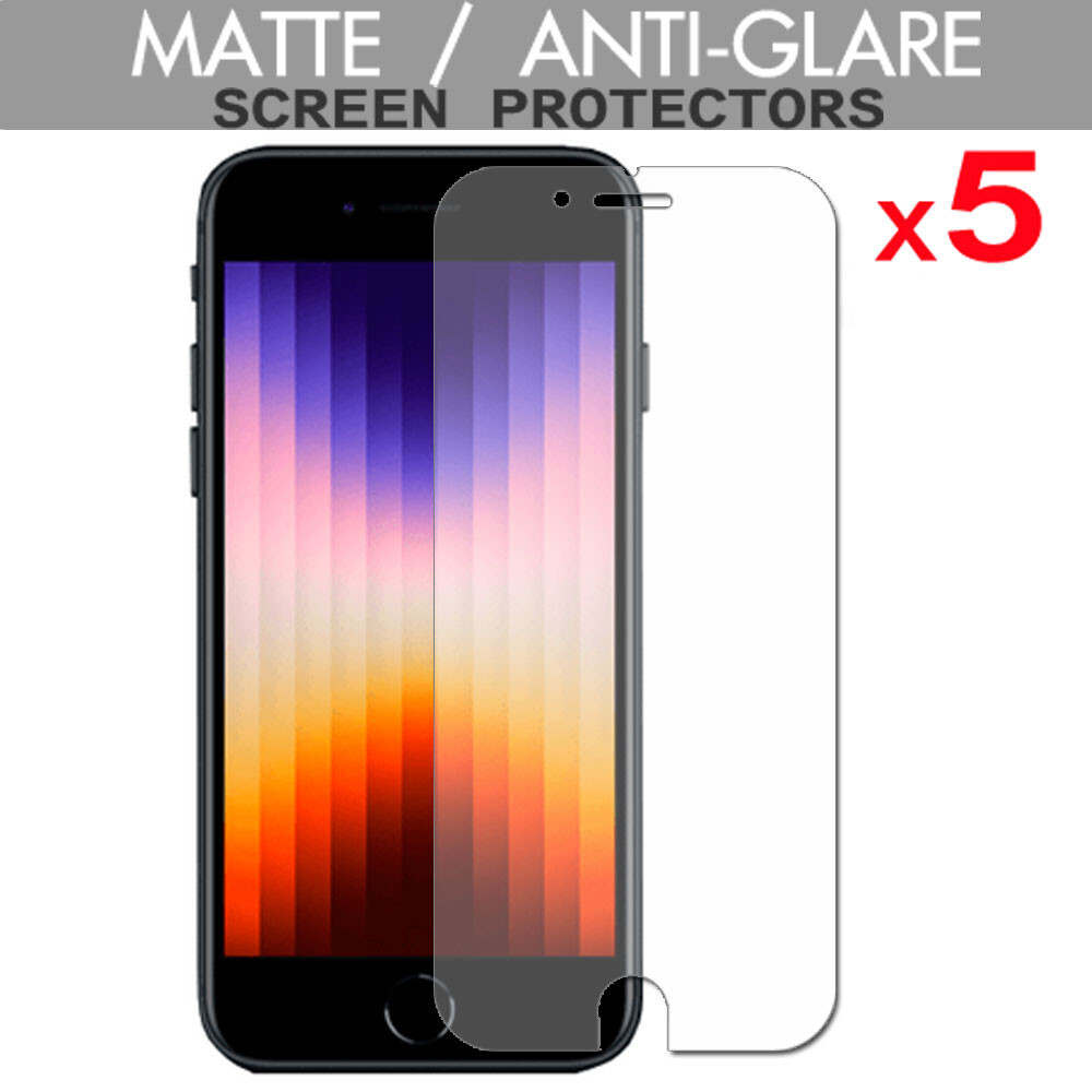Pack of ANTI-GLARE MATTE Screen Protector Cover for Apple iPhone