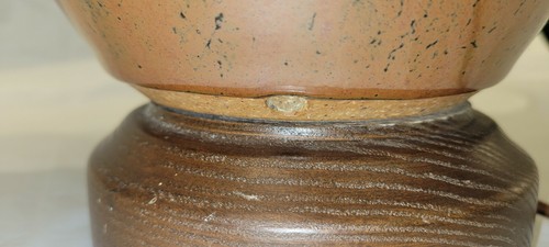 Mid century studio Pottery Lamp made by hicksville pottery  - Picture 5 of 12