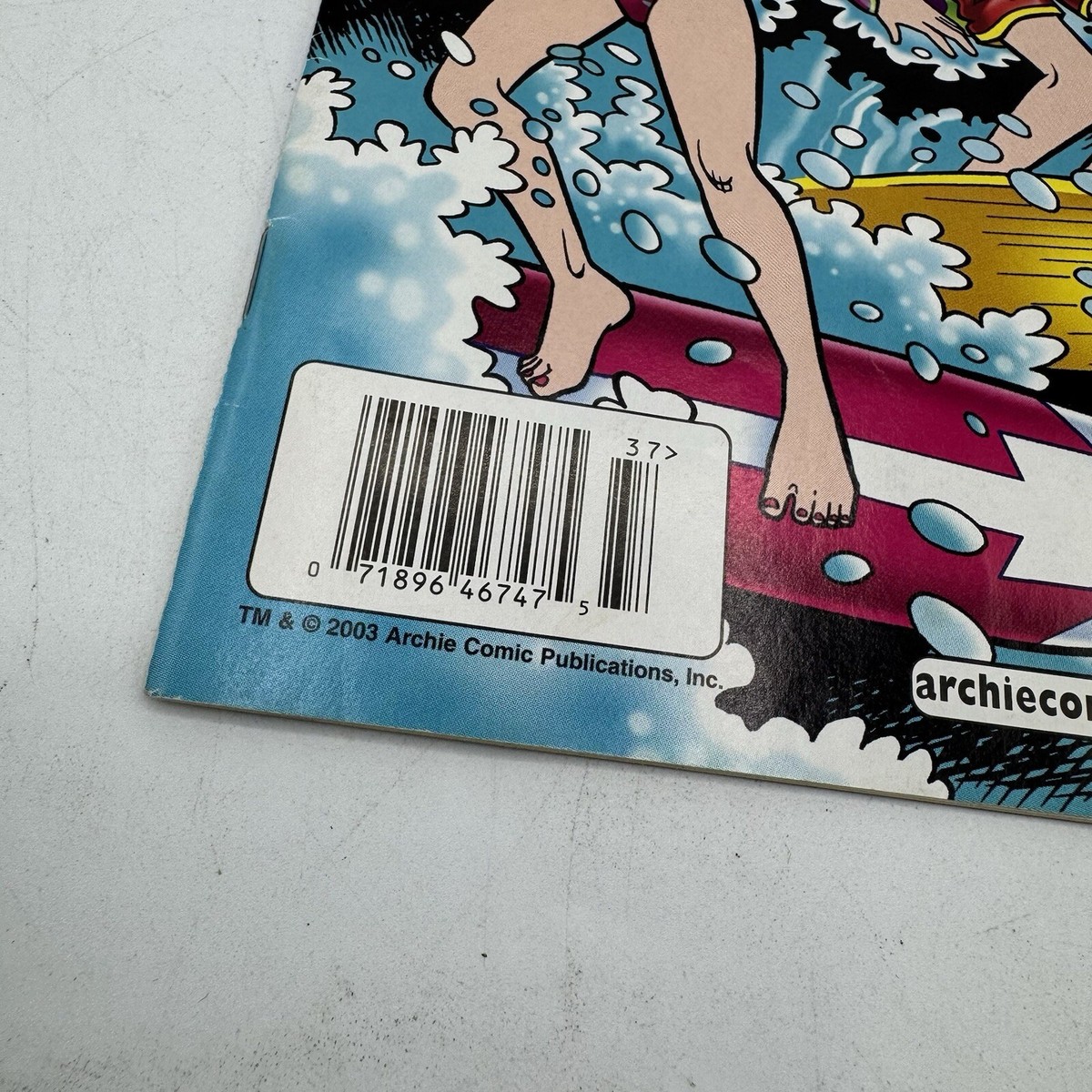 Archie Comics #537 Surfboard Cover 2003 Surf Humor Teen