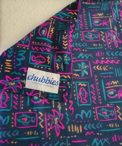 Manta Chubbies The Weekend Has Arrived polar neón 59X49 colorida tropical - Imagen 5 de 9